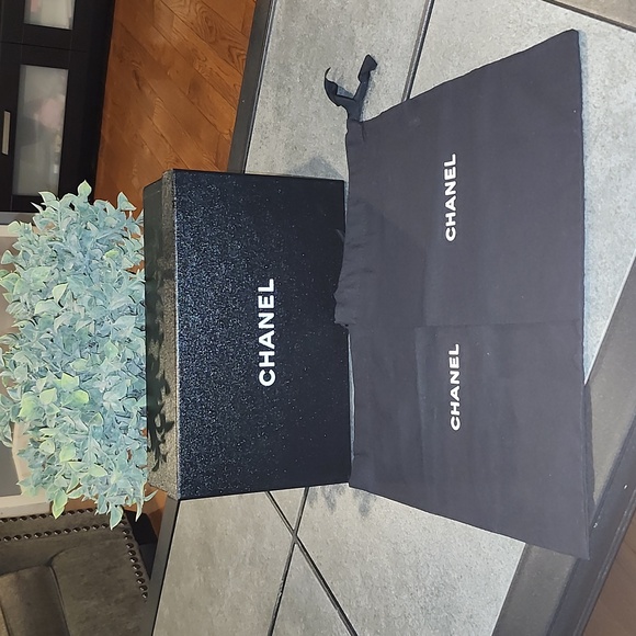 CHANEL Other - CHANEL SHOE BOX & DUST BAGS
